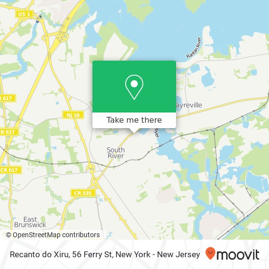 Recanto do Xiru, 56 Ferry St map