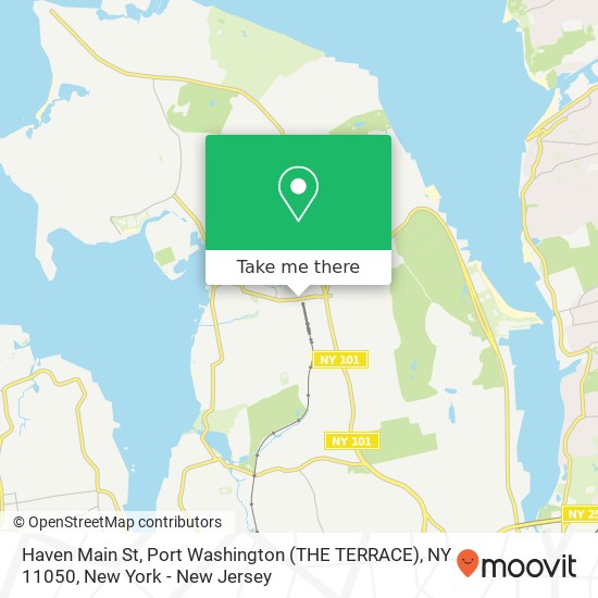 Haven Main St, Port Washington (THE TERRACE), NY 11050 map