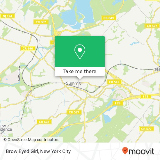 Brow Eyed Girl map