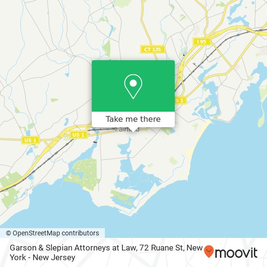 Garson & Slepian Attorneys at Law, 72 Ruane St map
