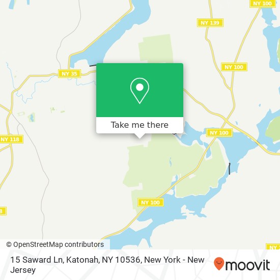 15 Saward Ln, Katonah, NY 10536 map