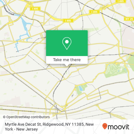 Myrtle Ave Decat St, Ridgewood, NY 11385 map