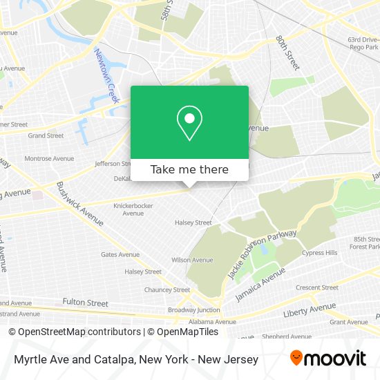 Mapa de Myrtle Ave and Catalpa