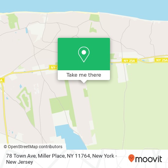 78 Town Ave, Miller Place, NY 11764 map