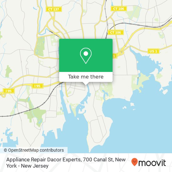 Mapa de Appliance Repair Dacor Experts, 700 Canal St