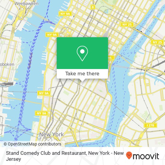 Stand Comedy Club and Restaurant map