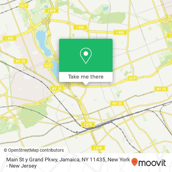 Mapa de Main St y Grand Pkwy, Jamaica, NY 11435