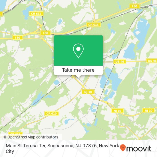 Main St Teresa Ter, Succasunna, NJ 07876 map