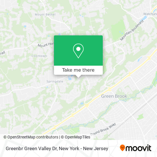 Greenbr Green Valley Dr map