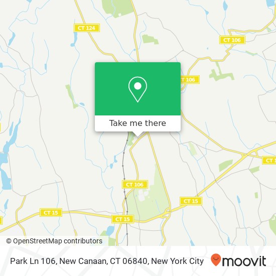 Park Ln 106, New Canaan, CT 06840 map