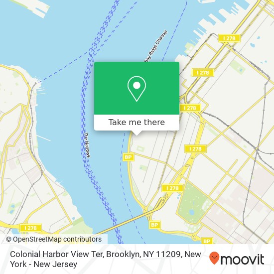 Colonial Harbor View Ter, Brooklyn, NY 11209 map