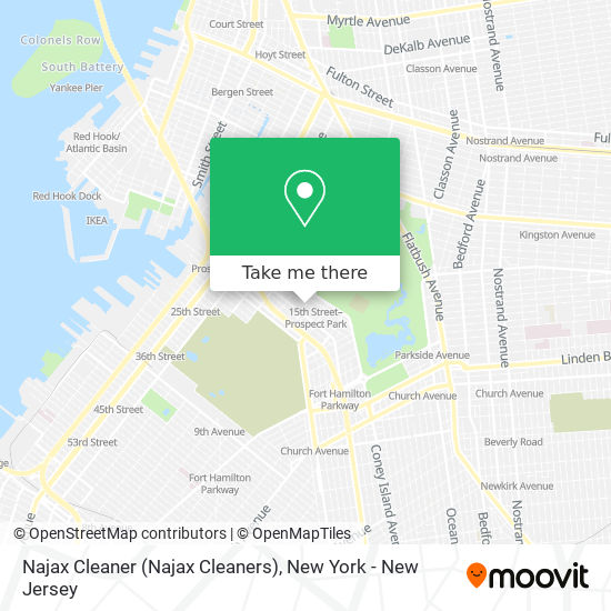 Najax Cleaner (Najax Cleaners) map