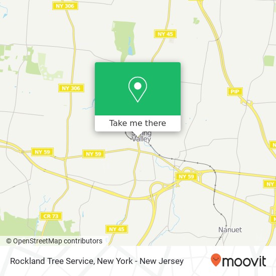 Mapa de Rockland Tree Service