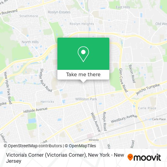 Victoria's Corner (Victorias Corner) map