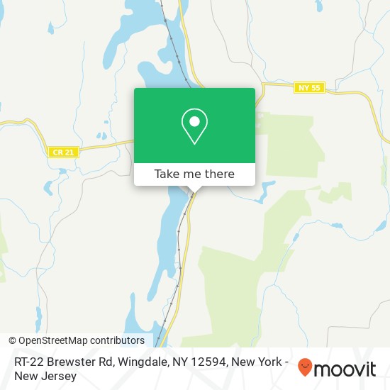 RT-22 Brewster Rd, Wingdale, NY 12594 map
