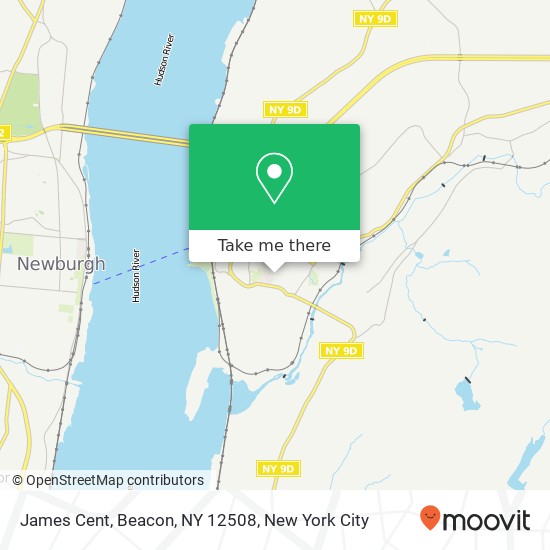 James Cent, Beacon, NY 12508 map