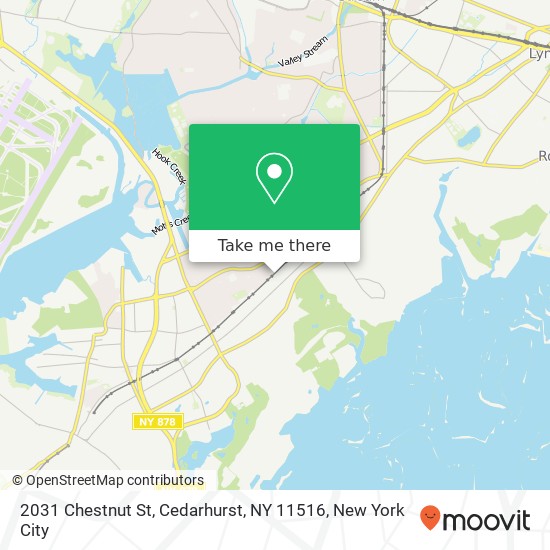 2031 Chestnut St, Cedarhurst, NY 11516 map