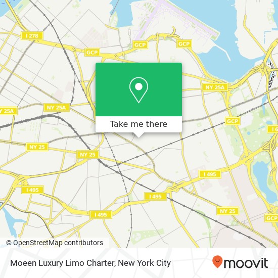 Moeen Luxury Limo Charter map