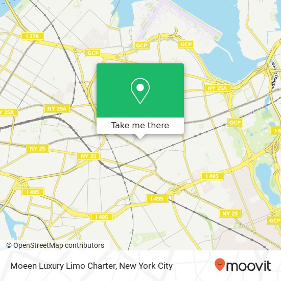 Mapa de Moeen Luxury Limo Charter