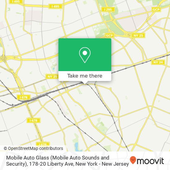 Mapa de Mobile Auto Glass (Mobile Auto Sounds and Security), 178-20 Liberty Ave
