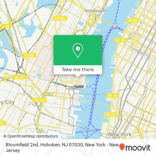 Bloomfield 2nd, Hoboken, NJ 07030 map