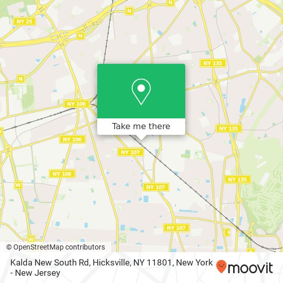Kalda New South Rd, Hicksville, NY 11801 map