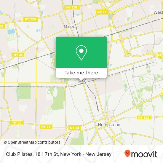 Club Pilates, 181 7th St map