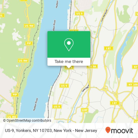 US-9, Yonkers, NY 10703 map