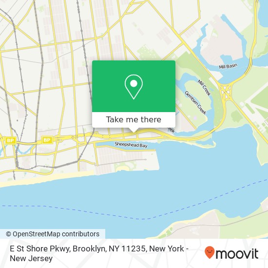 E St Shore Pkwy, Brooklyn, NY 11235 map