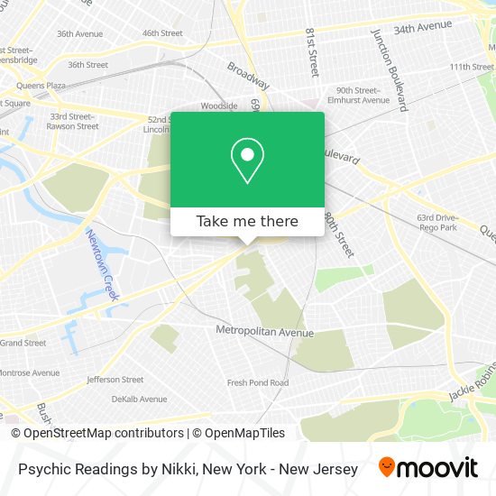 Psychic Readings by Nikki map