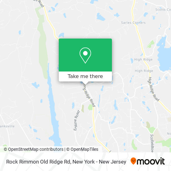 Rock Rimmon Old Ridge Rd map