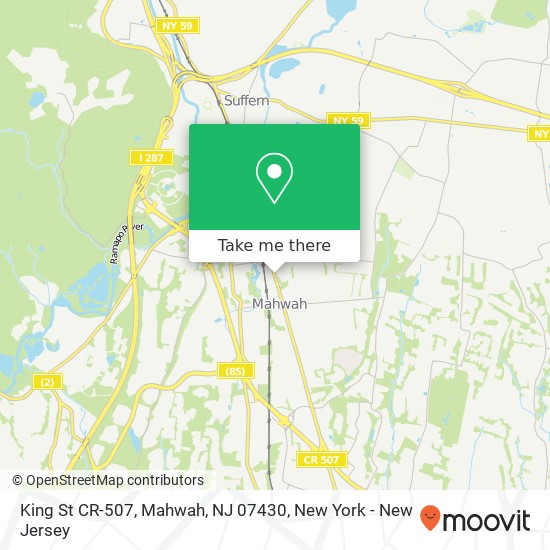 King St CR-507, Mahwah, NJ 07430 map