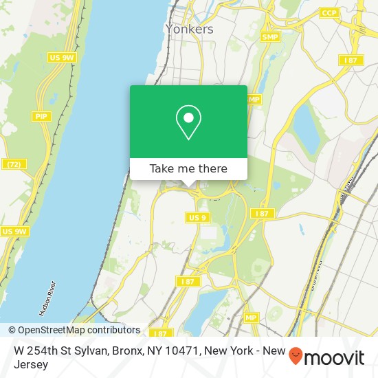 W 254th St Sylvan, Bronx, NY 10471 map