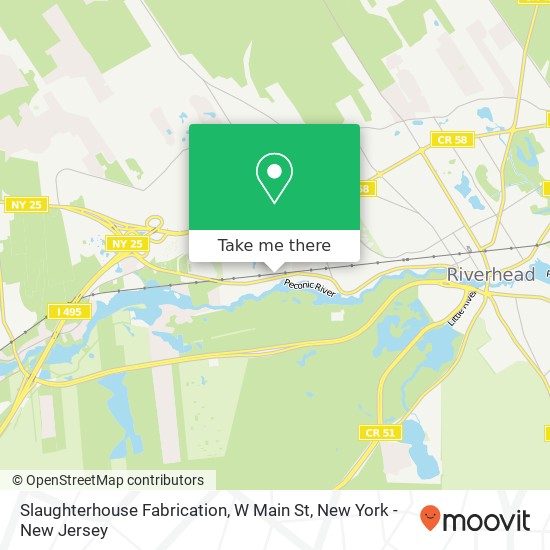 Slaughterhouse Fabrication, W Main St map