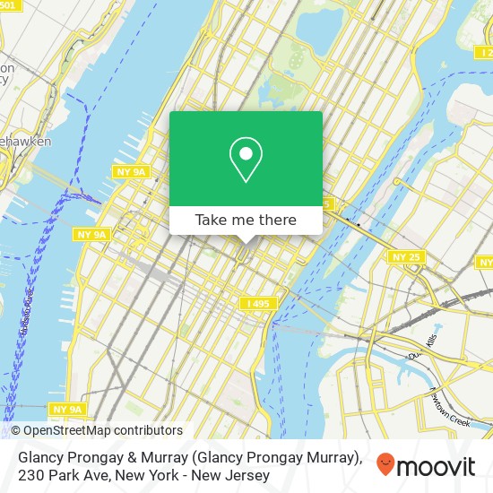 Glancy Prongay & Murray (Glancy Prongay Murray), 230 Park Ave map