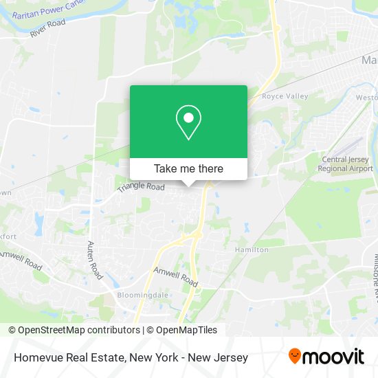 Homevue Real Estate map