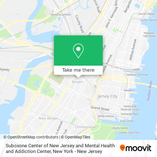 Suboxone Center of New Jersey and Mental Health and Addiction Center map