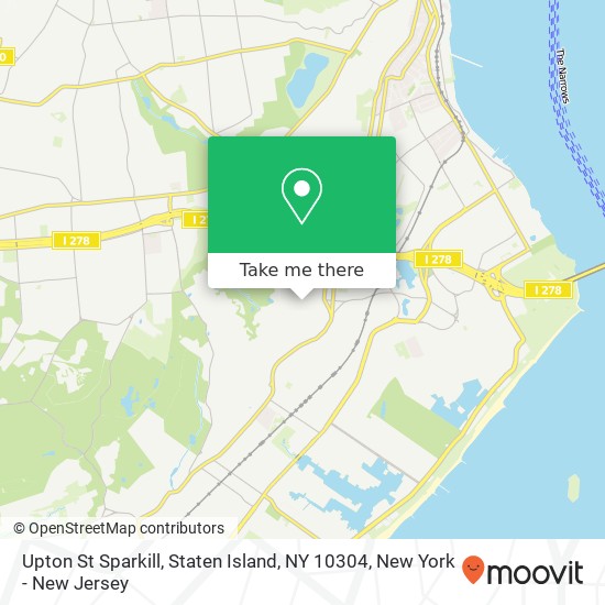 Upton St Sparkill, Staten Island, NY 10304 map