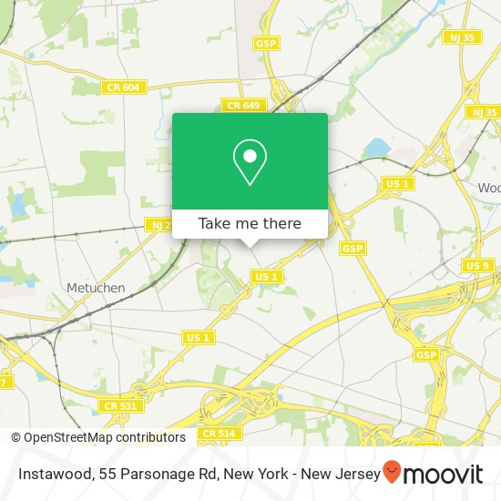 Instawood, 55 Parsonage Rd map