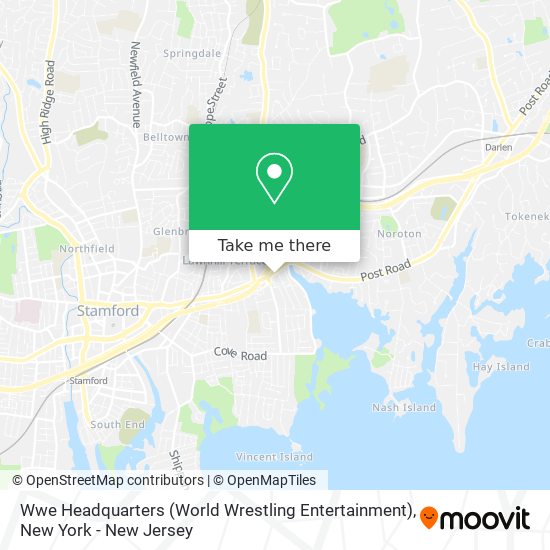 Wwe Headquarters (World Wrestling Entertainment) map