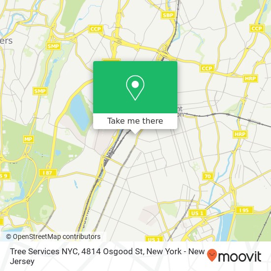 Tree Services NYC, 4814 Osgood St map