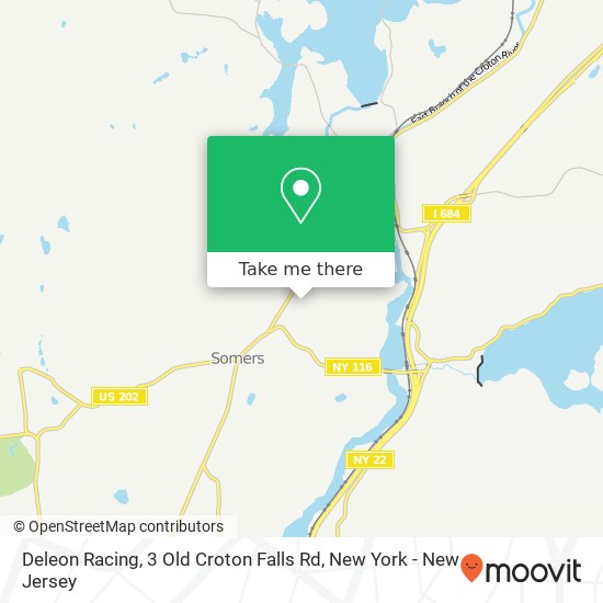 Mapa de Deleon Racing, 3 Old Croton Falls Rd