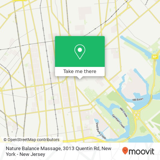 Mapa de Nature Balance Massage, 3013 Quentin Rd
