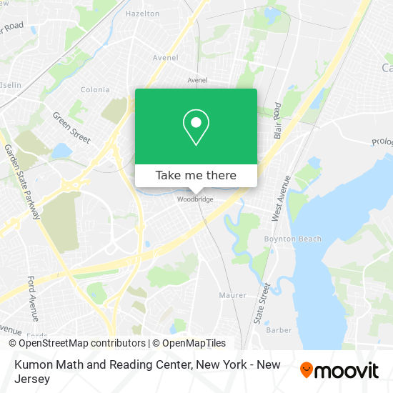 Mapa de Kumon Math and Reading Center