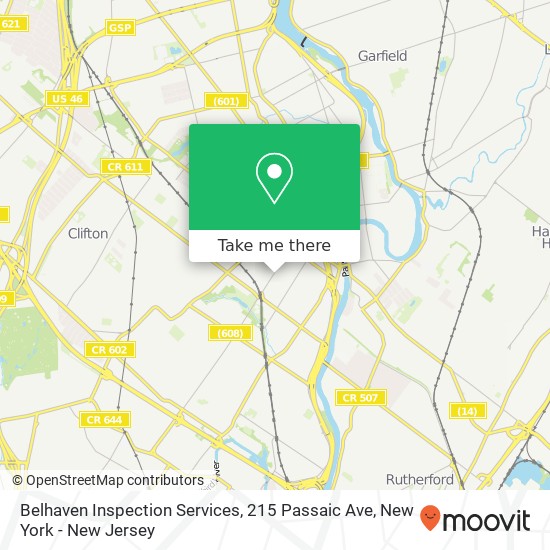 Belhaven Inspection Services, 215 Passaic Ave map