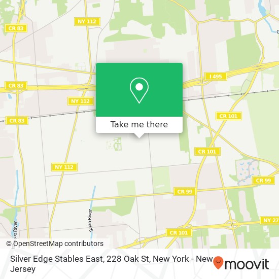 Mapa de Silver Edge Stables East, 228 Oak St