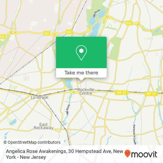 Mapa de Angelica Rose Awakenings, 30 Hempstead Ave