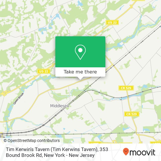 Tim Kerwin's Tavern (Tim Kerwins Tavern), 353 Bound Brook Rd map