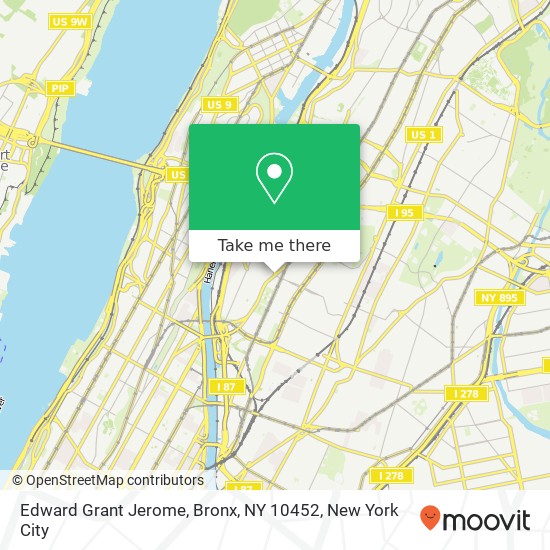 Edward Grant Jerome, Bronx, NY 10452 map