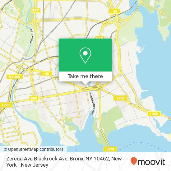 Zerega Ave Blackrock Ave, Bronx, NY 10462 map